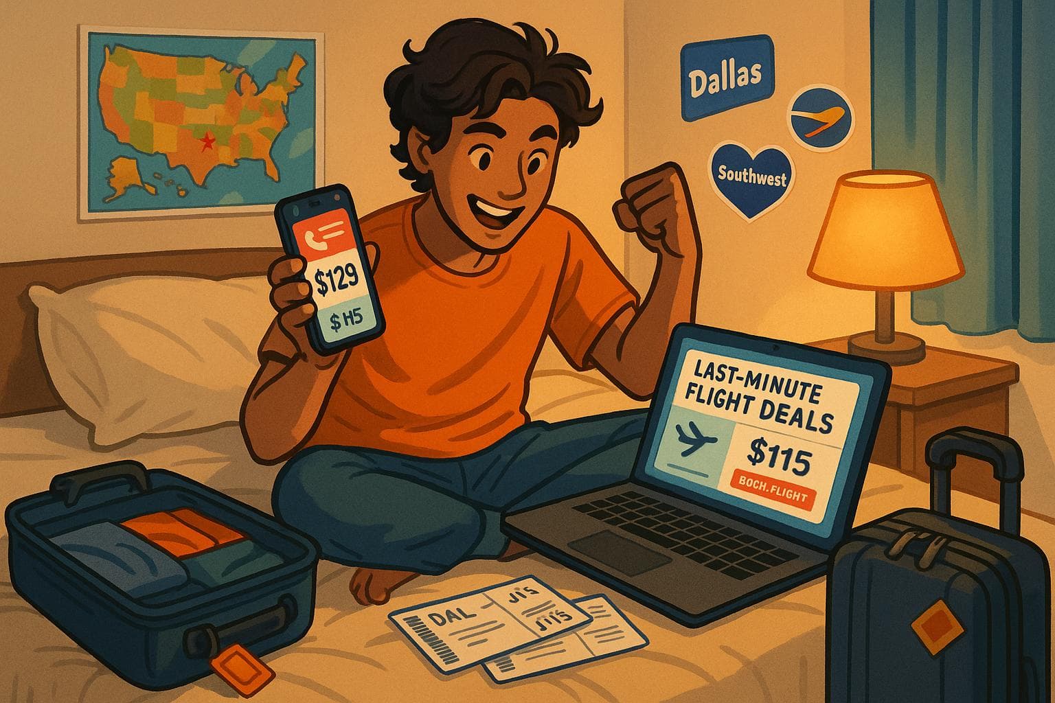 How to Book Last-Minute Flights for Less Money — cover