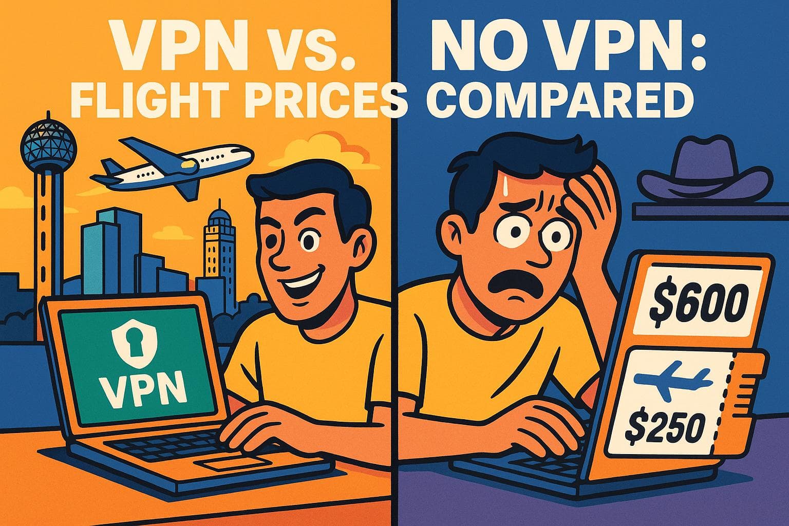 VPN vs No VPN: Flight Prices Compared — cover