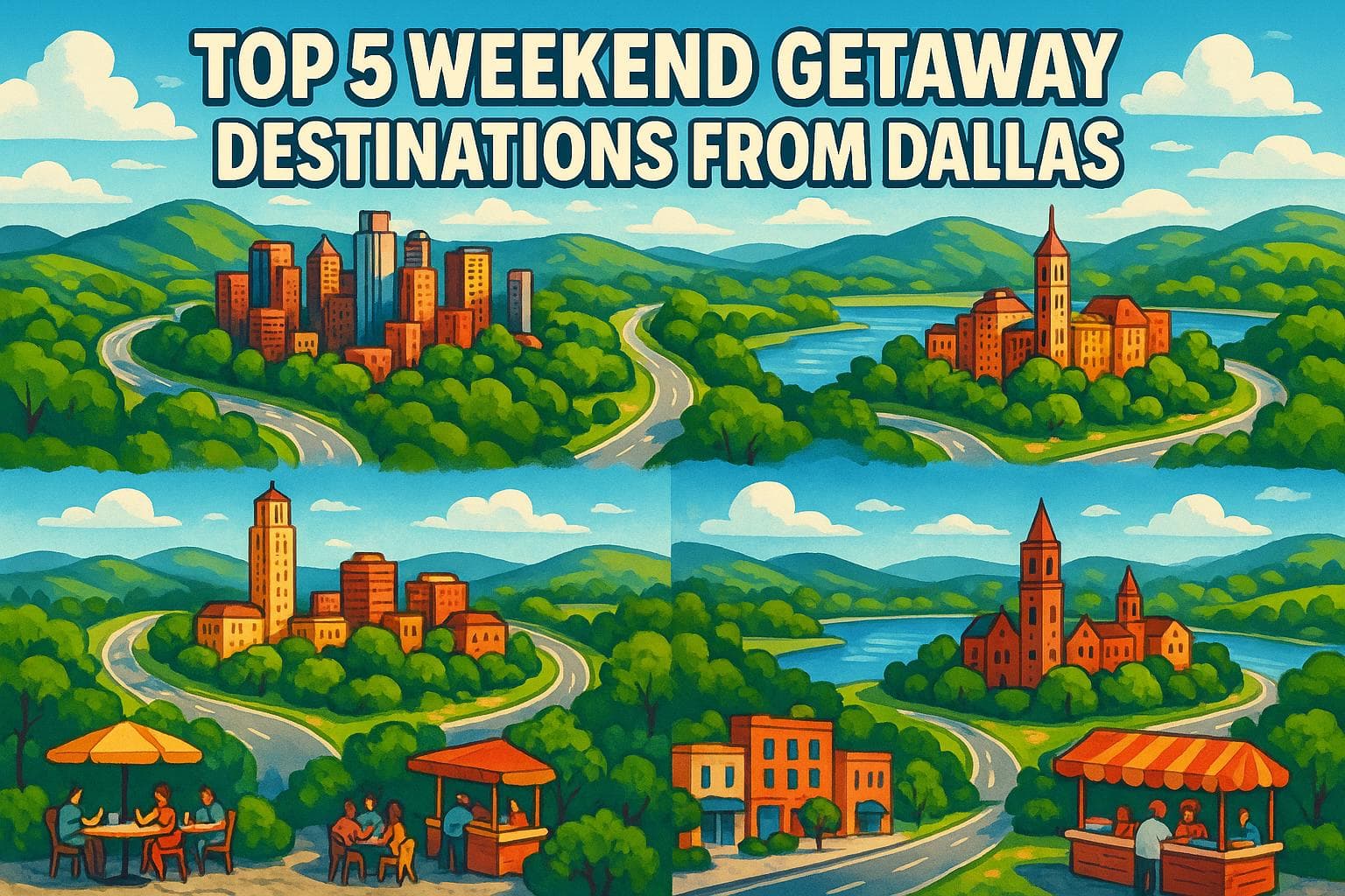 Top 5 Weekend Getaway Destinations from Dallas — cover