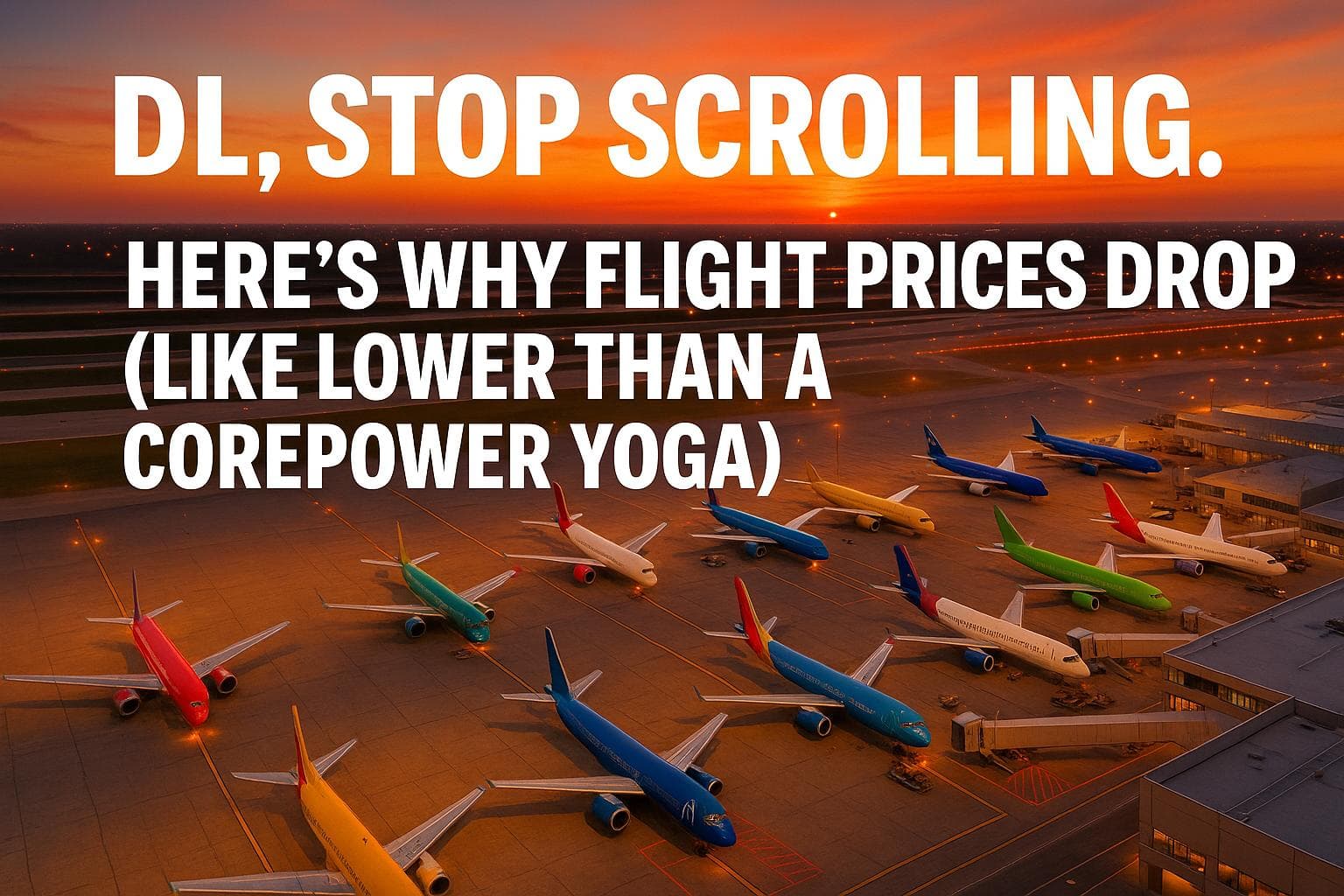 Why Flight Prices Drop: 5 Key Reasons Explained — cover