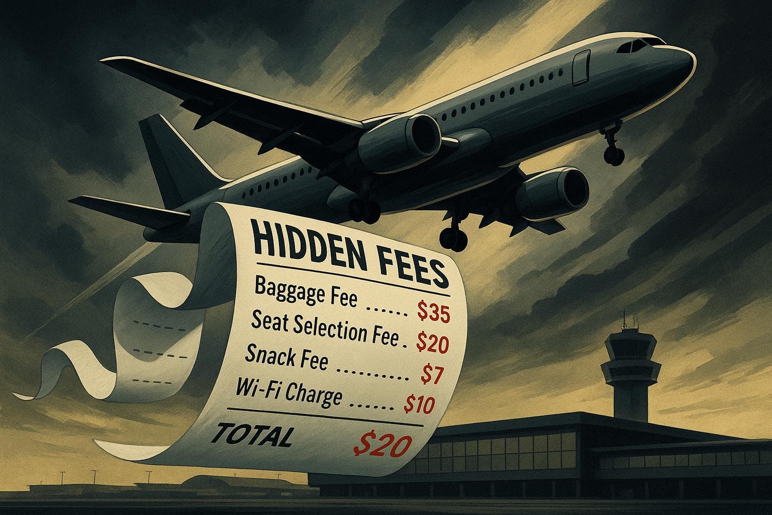 Top Airlines with the Most Hidden Fees — cover