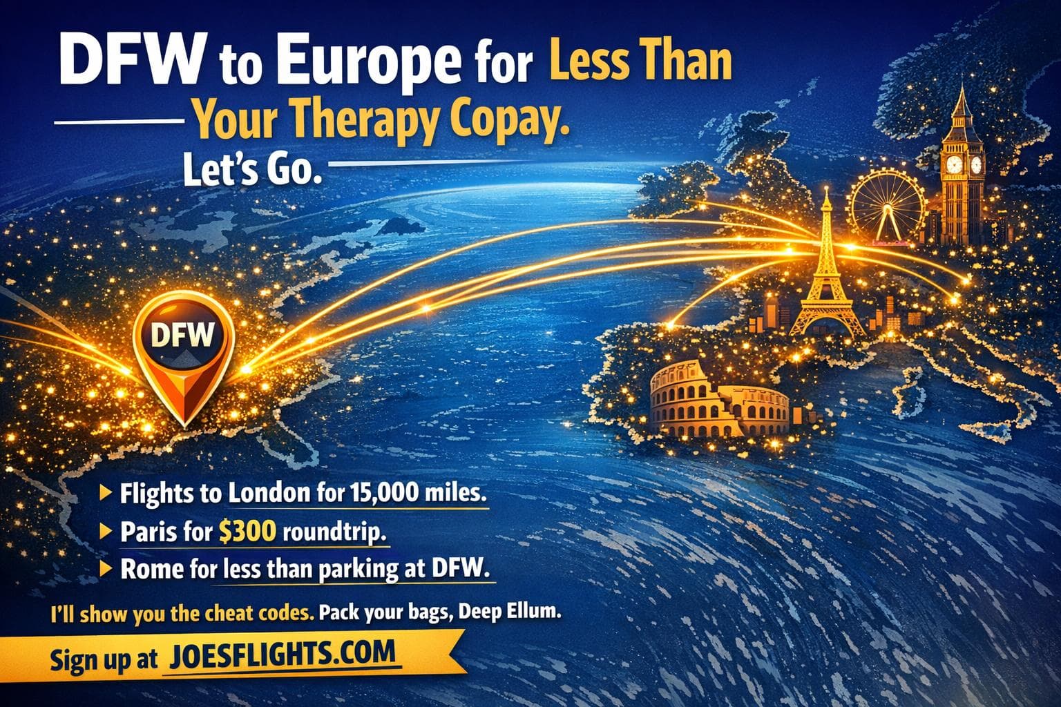 Best Ways to Book DFW to Europe with Miles — cover