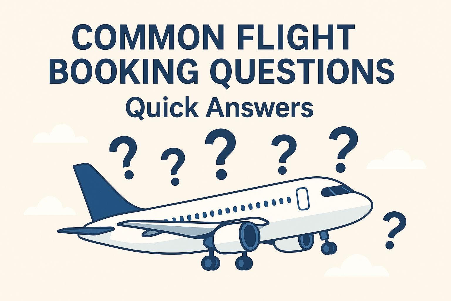 Common Flight Booking Questions: Quick Answers — cover