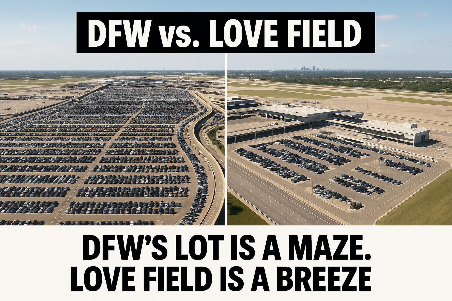 DFW vs. Love Field: Parking Comparison — cover