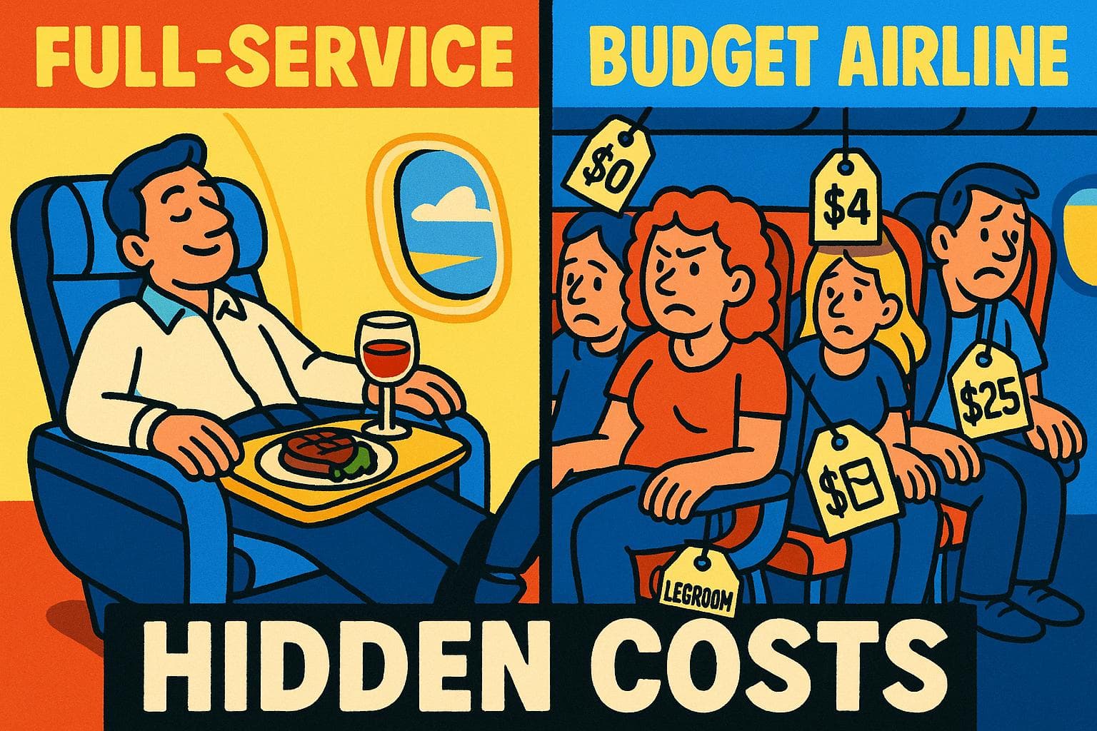 Full-Service vs Budget Airlines: Hidden Costs — cover