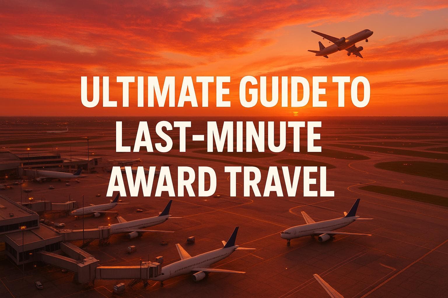 Ultimate Guide to Last-Minute Award Travel — cover
