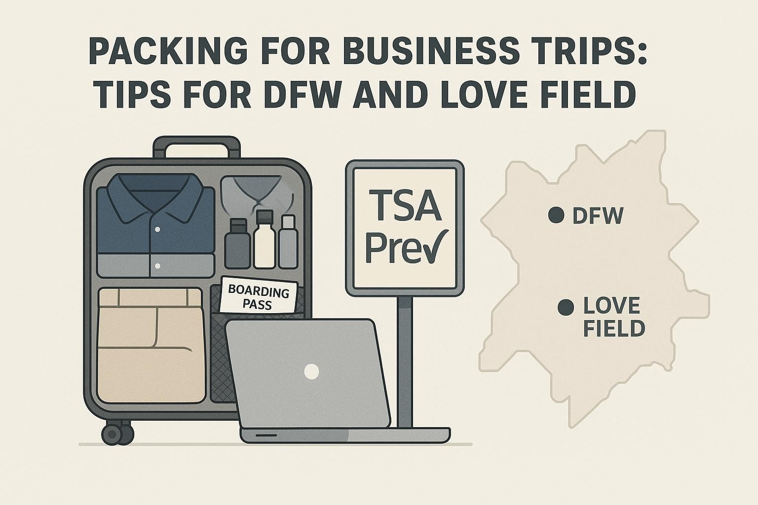 Packing for Business Trips: Tips for DFW and Love Field — cover