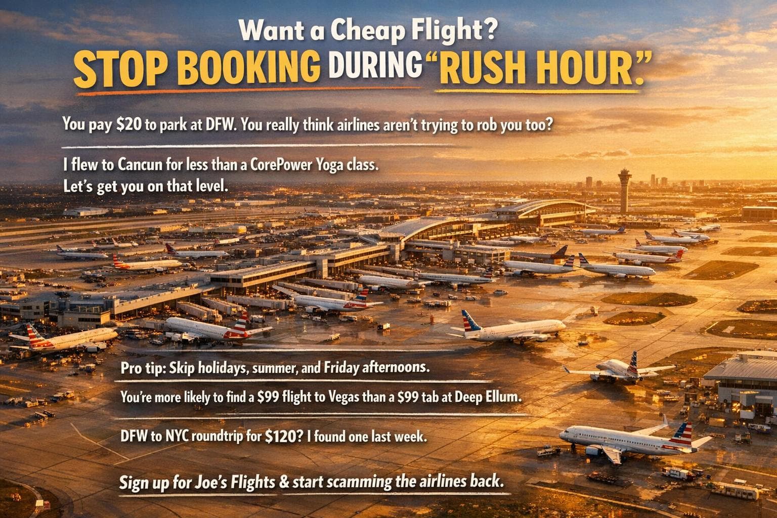 Peak Travel Times To Skip For Cheaper Flights — cover