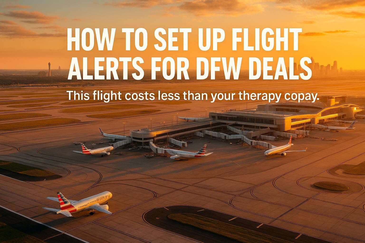 How to Set Up Flight Alerts for DFW Deals — cover