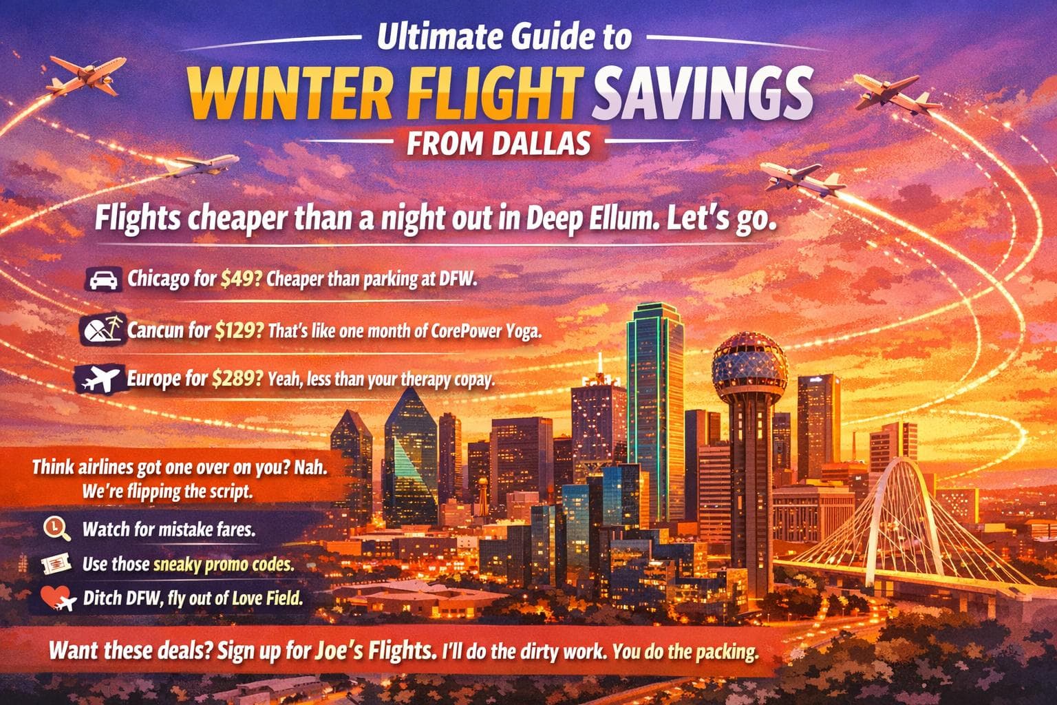 Ultimate Guide To Winter Flight Savings From Dallas — cover